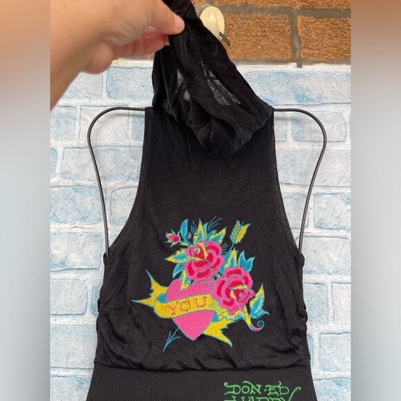 ED HARDY HOODIE DRESS SIZE SMALL - Picture 9 of 16